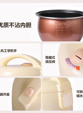 爱仕达电饭煲AR-Y20J593家用小容量机械球釜内胆西施煲AR-Y15J593