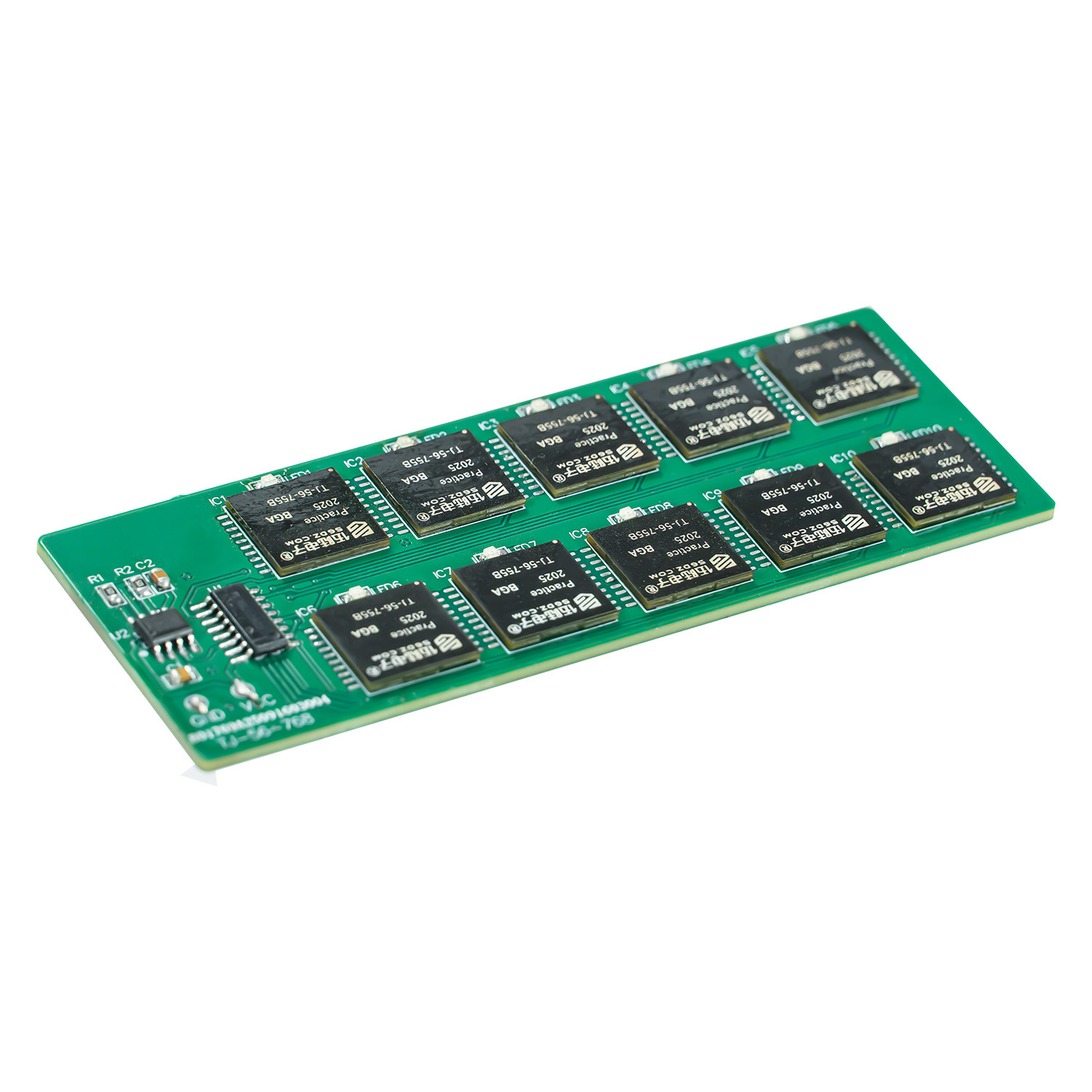 伍陆电子BGA芯片焊接练习板套件贴片SMT维修十进制流水灯DIY散件,淘宝优惠券,粉丝福利购,淘宝优惠卷