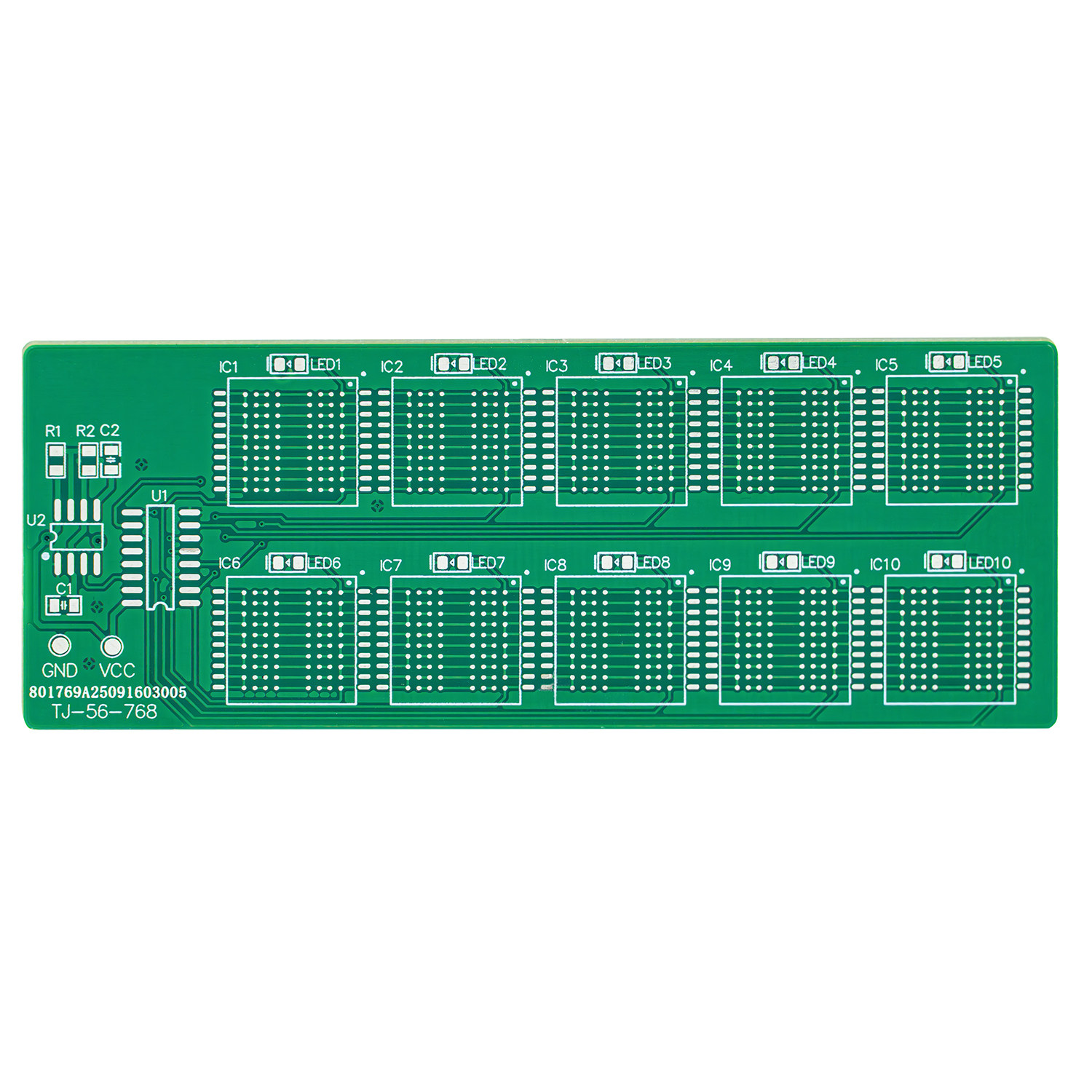 伍陆电子BGA芯片焊接练习板套件贴片SMT维修十进制流水灯DIY散件,淘宝优惠券,粉丝福利购,淘宝优惠卷