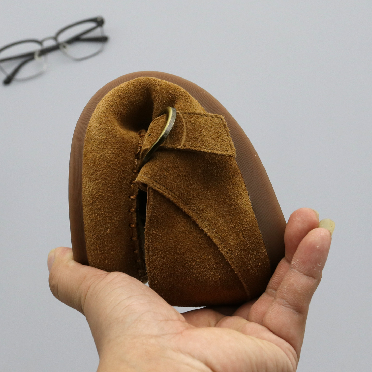 真皮勃肯鞋女单鞋2025秋季圆头牛皮一脚蹬平底休闲懒人鞋女豆豆鞋,淘宝优惠券,粉丝福利购,淘宝优惠卷