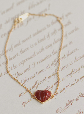 网红14k金色手饰纯银原创设计