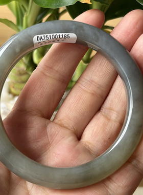 天然和田玉手镯58.5黄口料原物实拍玉石手镯A货正品和田玉手镯子