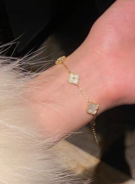 轻奢炫彩小众设计感珠子手串