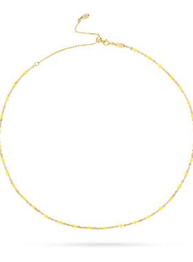 TWINS LULU小众轻奢高级黄色项链TSJ7997