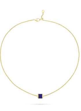 TWINS LULU经典百搭精致几何青金轮项链TSJ7906
