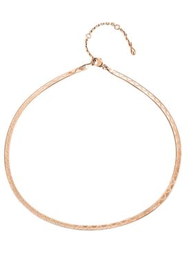 TWINSLULU个性气质扁蛇骨项链