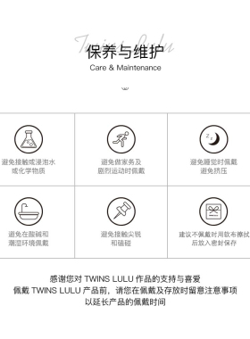 TWINS LULU 925银重工镶嵌黄色时尚项链TSJ9042