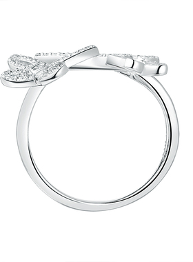 TWINSLULU透雕灵动蝴蝶镶嵌戒指