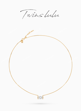 TWINSLULU几何糖果钻钻项链