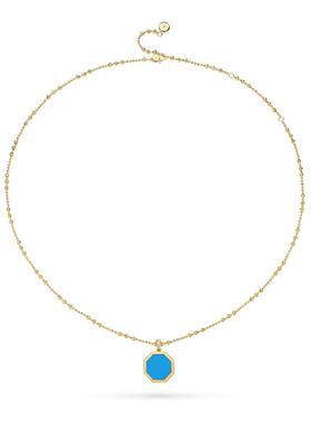 TWINS LULU【八方来财】轻奢风圆形蓝色项链TSJ8529