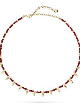 TWINS LULU时尚经典圆形红色项链TSJ11050