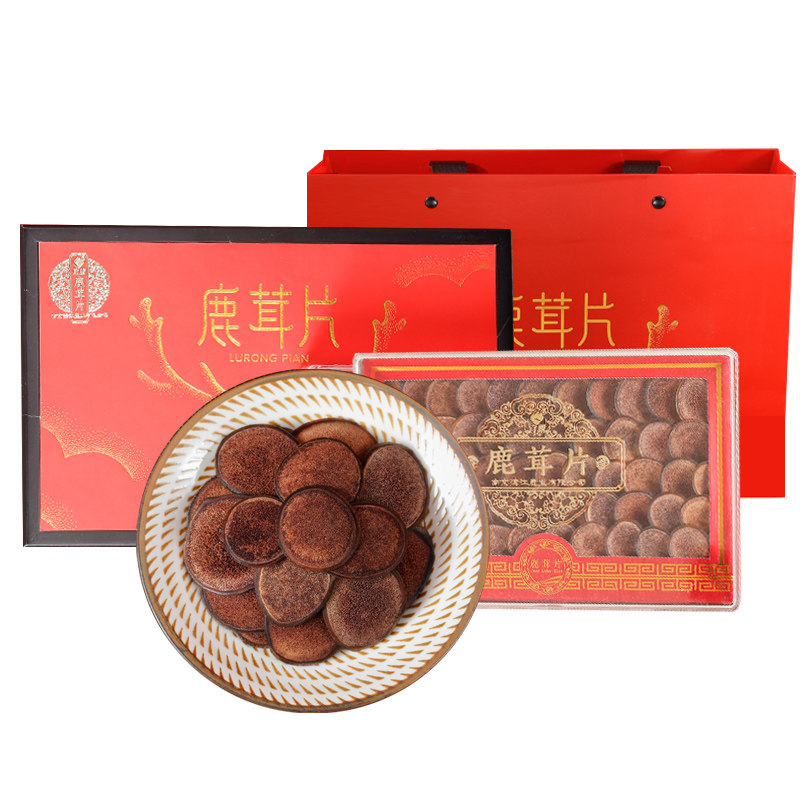 宜露正品鹿茸片礼盒吉林整枝包装 宜露滋补养生鹿茸片