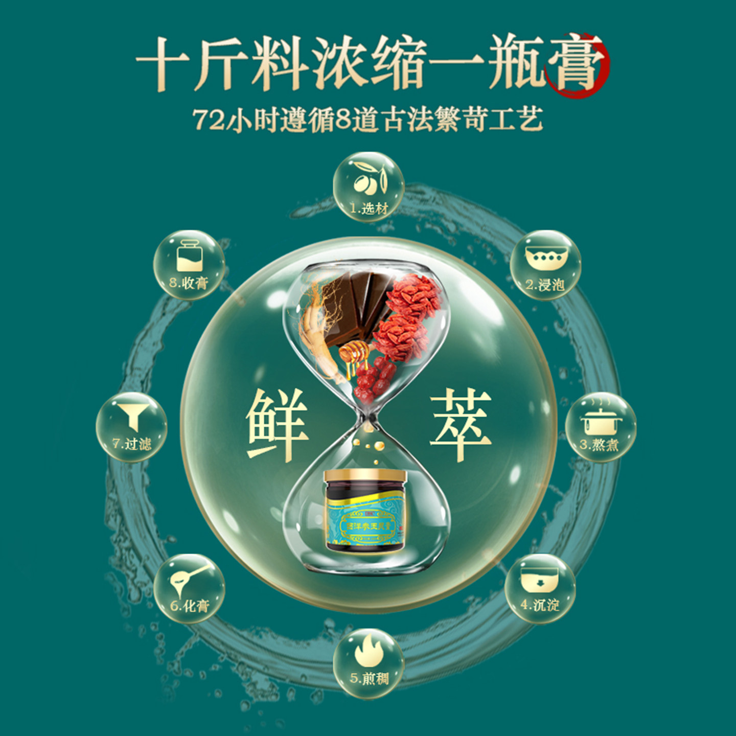 宜露玉灵膏官方正品古法熬制龙眼肉西洋参女性滋补膏气皿睡眠