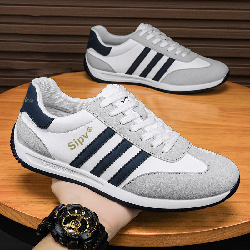 男鞋春季2024新款潮流百搭软底休闲鞋男士轻便耐磨运动潮鞋