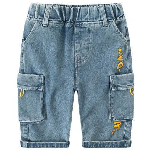 小象汉姆 Летняя одежда, джинсовая юбка, летние шорты, штаны, свободный крой, коллекция 2023, в корейском стиле