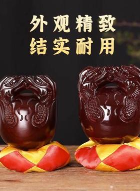 木鱼法器实木紫檀木老款法器