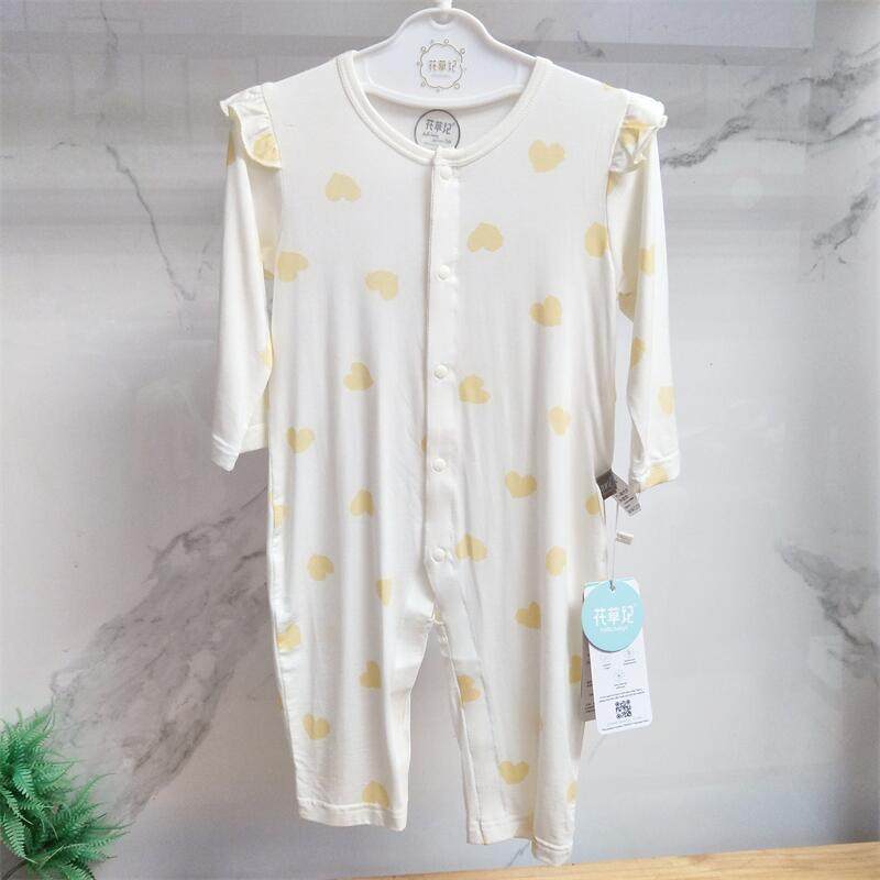 特价亏清花草记夏超薄莫代尔开裆婴儿连体衣纯棉宝宝爬服男女睡衣,淘宝优惠券,粉丝福利购,淘宝优惠卷