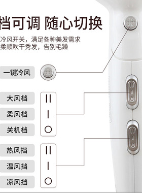 康夫电吹风大功率家用发廊