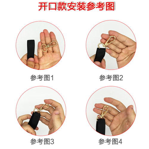 包包配件五金扣金属扣包带扣环扣子包包挂钩背包扣环配件皮包锁扣 - 图0