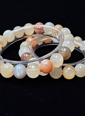 天然水晶月光石手链女款