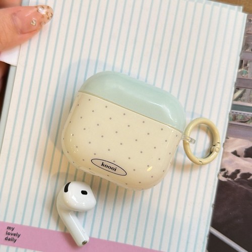 适用ins撞色波点翅膀星星挂坠AirPods4保护套AirPodsPro苹果耳机套airpods2无线蓝牙3代airpodspor壳新三代 - 图0