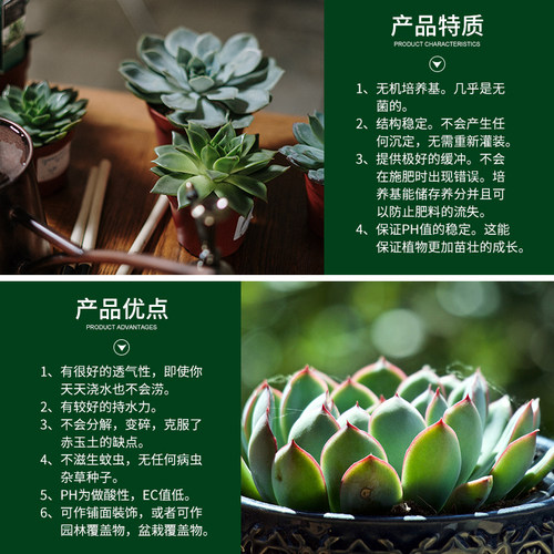 多肉颗粒土专用十合一八合一营养土麦饭石铺面石肥料植物育苗通用 - 图3