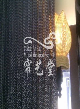 金属帘隔断吊顶艺术帘窗帘玄关帘风水帘栏安全网球场幕墙网铝板网
