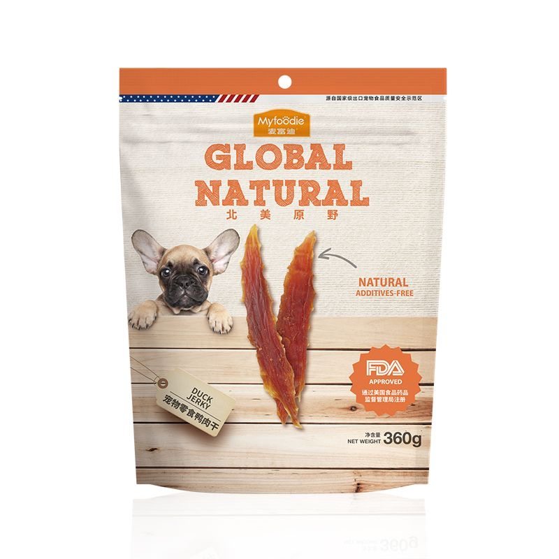 麦富迪北美原野鸭肉干360g*5包训犬奖励清火缓解泪痕1800g,淘宝优惠券,粉丝福利购,淘宝优惠卷