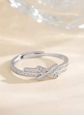 S925纯银戒指女ins小众轻奢高级