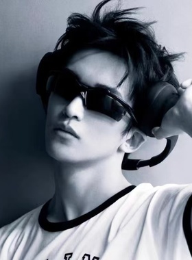 【新款】黄子弘凡巴黎世家BALENCIAGA骑行运动太阳镜墨镜BB0420S