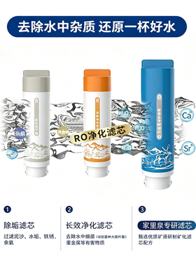 家里泉母婴级矿泉机净饮机净水器低钠淡矿家用台式直饮即热饮水机