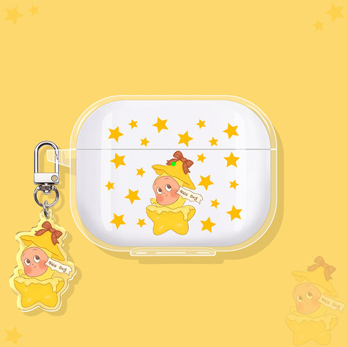 适用JBL蓝牙耳机保护套JBL TUNE FLEX2保护壳WAVE BUDS 2代耳机壳BEAM2盒T280TWS X3硅胶耳机套三许愿星星人 - 图3