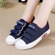 New spring mid-to-large children's canvas shoes for men and women Korean version 100