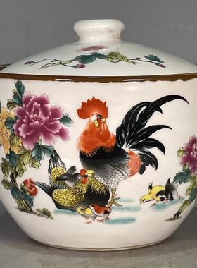 景德镇仿古陶瓷罐装饰摆件