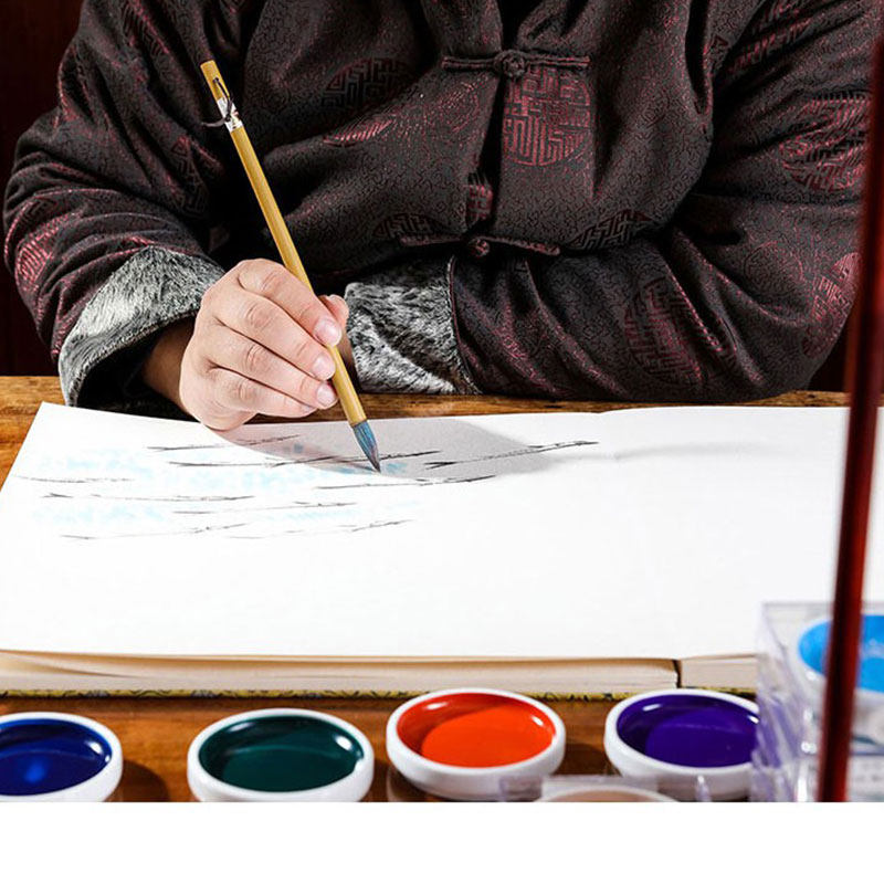 日本进口吉祥铁钵颜彩单色专业国画工笔重彩写意山水画颜料瓷碟固体水彩中国画颜料单支美术用品姜思序堂,淘宝优惠券,粉丝福利购,淘宝优惠卷