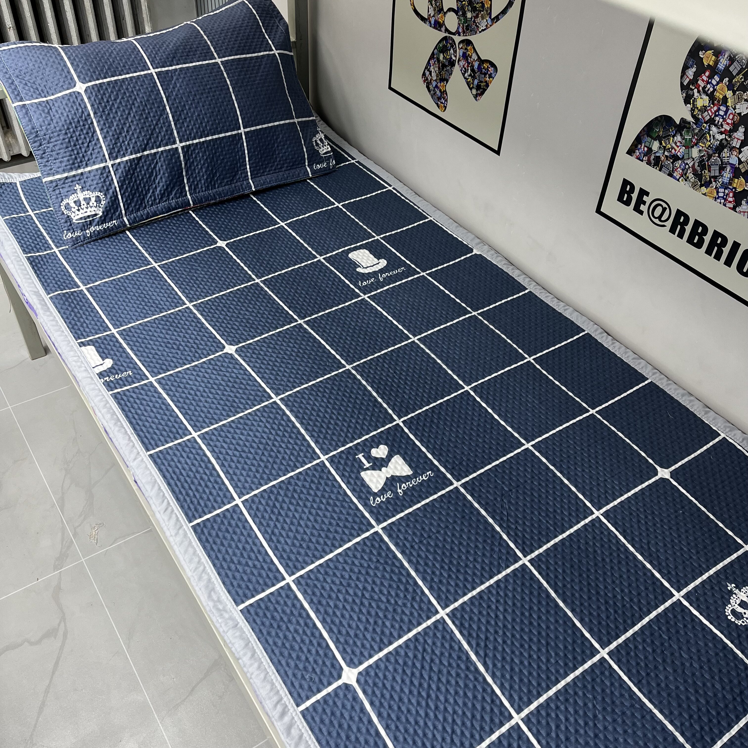 四季通用布面床盖加厚床单卡通学生床沙发垫三层夹棉床单子可机洗,淘宝优惠券,粉丝福利购,淘宝优惠卷