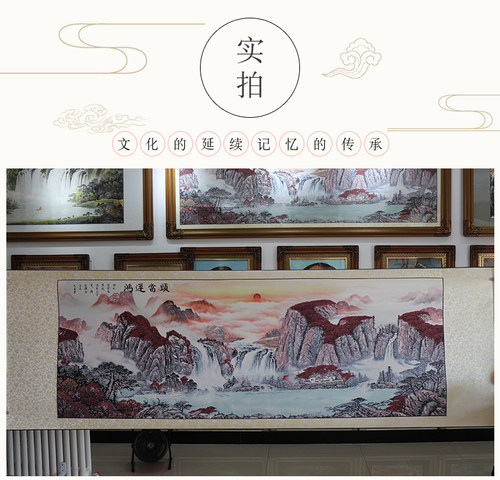 宝合蔚县剪纸多层套色立体剪纸装饰画办公室装饰创新礼品鸿运当头 - 图2