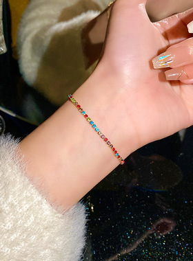 Mr.Pumpkin七彩色锆石手链