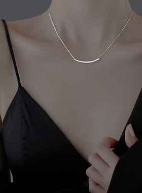 南瓜先生简约微笑项链