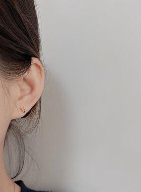 小花无痛隐形耳夹无耳洞女