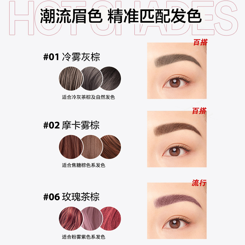 预售 美宝莲纽约双头3d眉笔防水持久不脱色防汗极