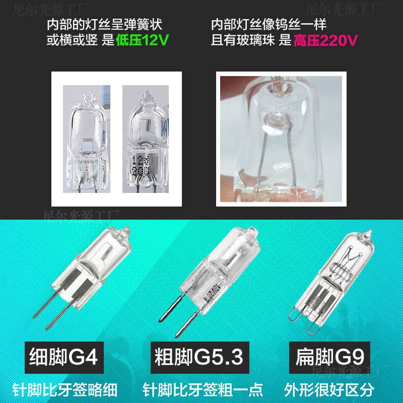 led灯珠g4插脚220V插泡无频闪水晶灯泡高亮光源中性110V三色变光-图1