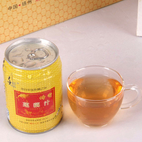 新品 绿色生榨饮品 千纤 蜂蜜莲藕汁20听装  江浙沪皖鲁包邮 - 图1