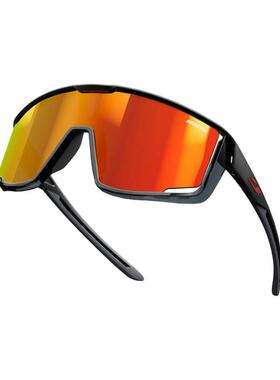 代购JULBO男士太阳镜防雾偏光变色抗紫外线全框渐变镜片黑色框架