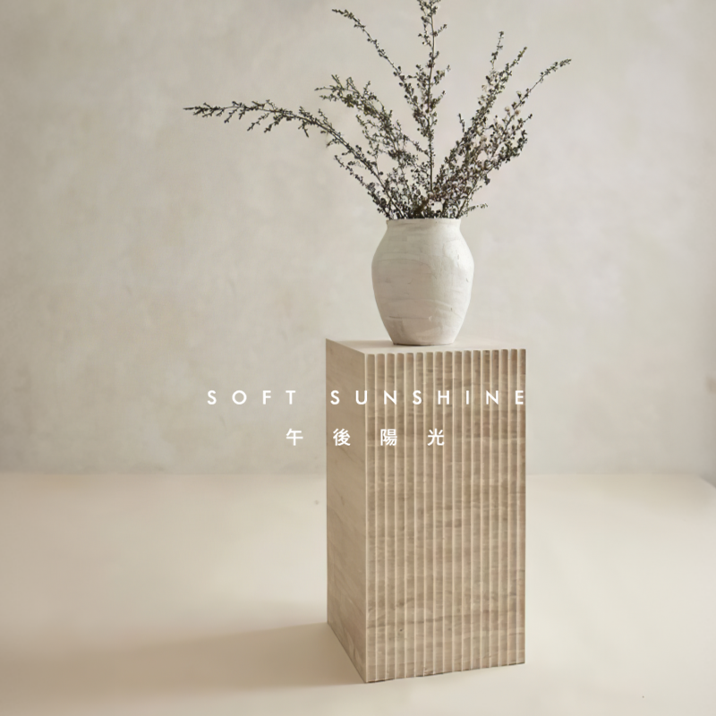 黄洞大理石单面开槽几何体六面体落地雕塑底座摆件墩展示台立柱子,淘宝优惠券,粉丝福利购,淘宝优惠卷