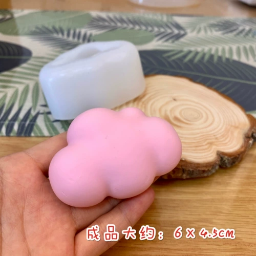 Трехмерная глина, свеча, силиконовая форма, облако