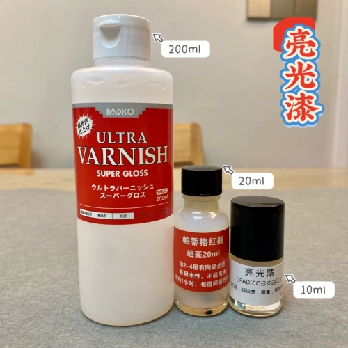 Патигер яркий лак -каменный камень пластиковая глиня