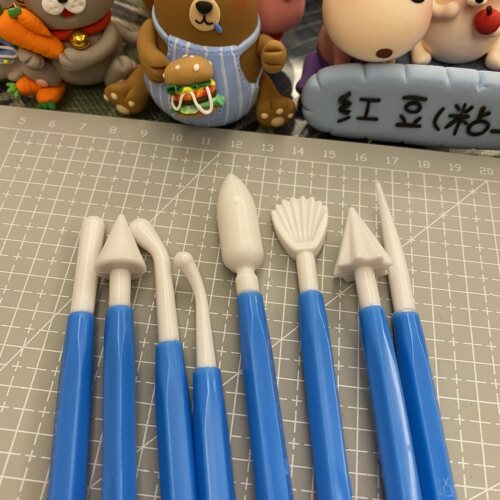 【红豆粘土】超轻粘土工具8件套套装纸黏土软陶泥模具手工DIY配件 - 图1