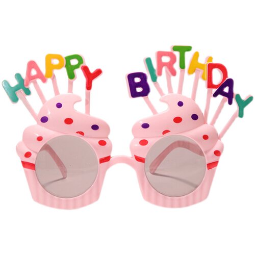 小红书同款儿童生日派对眼镜搞怪大人男童女童网红蛋糕拍照道具 - 图3