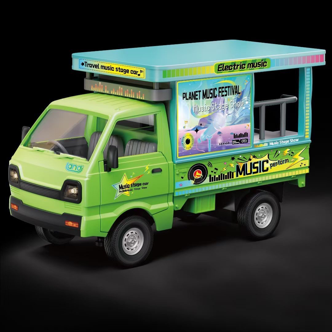 新品声光遥控汽车微卡漂移车汉堡雪糕外卖车载货双开门儿童玩具车,淘宝优惠券,粉丝福利购,淘宝优惠卷